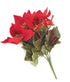 Artificial 33cm Red Poinsettia Plug Plant